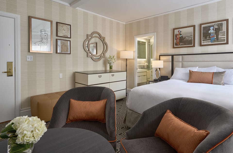 Premium bedding, pillowtop beds, in-room safe, desk