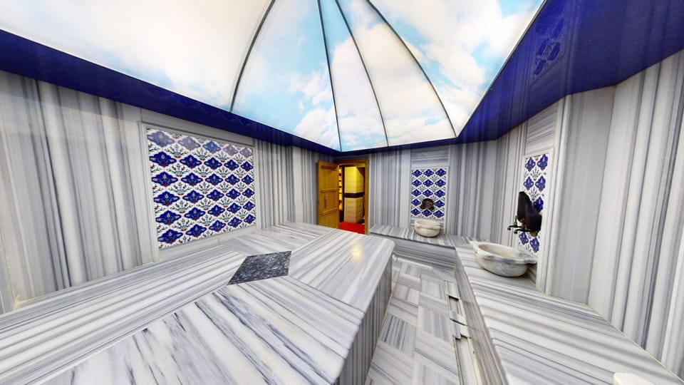 Steam room, Turkish bath, body scrubs, 2 treatment rooms
