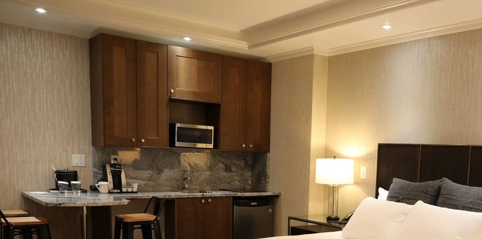 Premium bedding, individually furnished, desk, laptop workspace