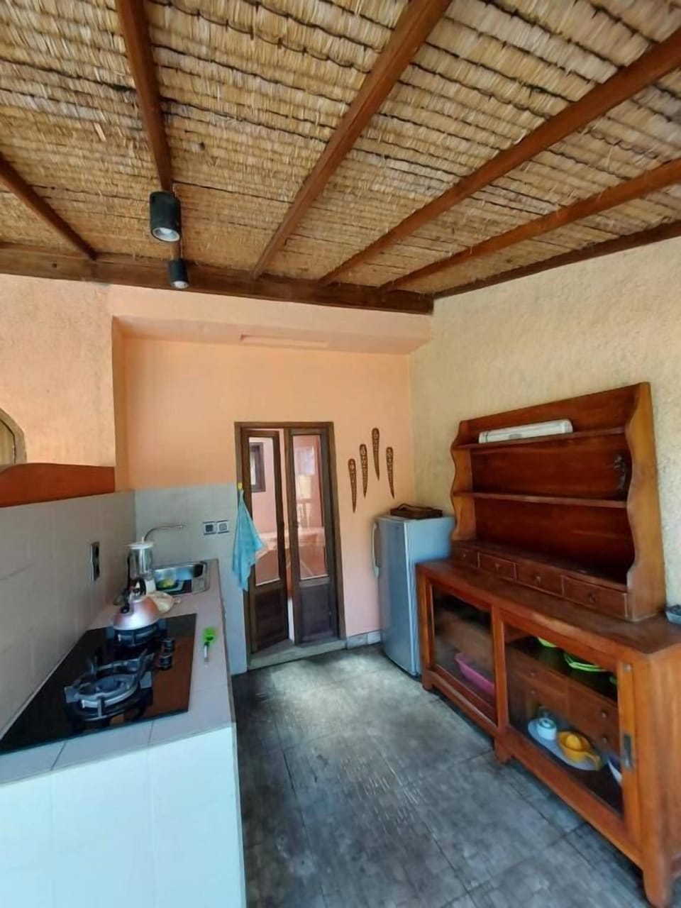 Romantic Villa, 1 King Bed, Private Pool, Garden Area | Private kitchen | Coffee/tea maker, fridge, stovetop, toaster