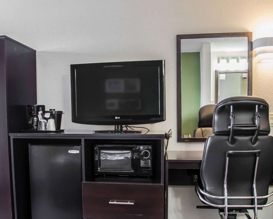 Individually furnished, desk, blackout drapes, iron/ironing board