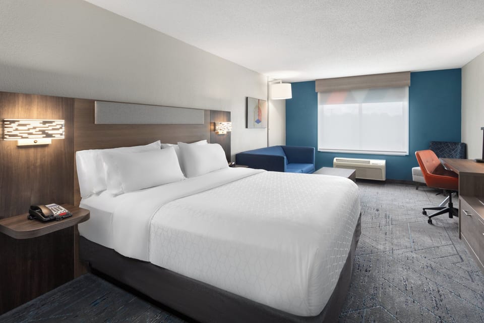 In-room safe, desk, iron/ironing board, free cribs/infant beds
