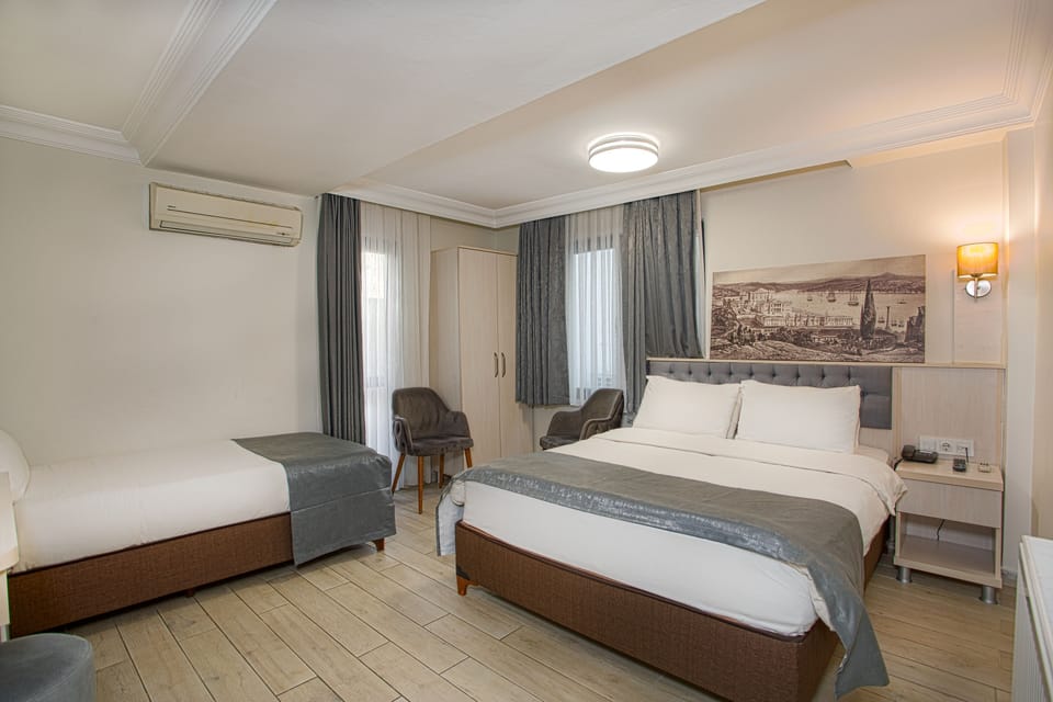 Premium bedding, minibar, in-room safe, desk