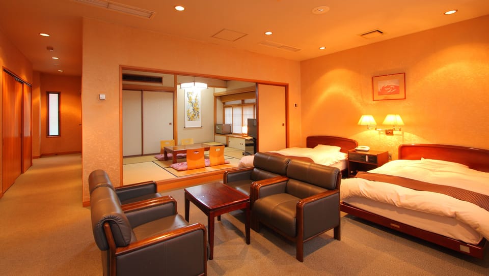 Japanese Western Style Room | In-room safe, free WiFi, bed sheets, wheelchair access