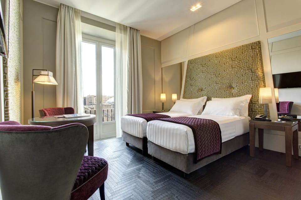 Premium Double or Twin Room | Down comforters, minibar, in-room safe, desk