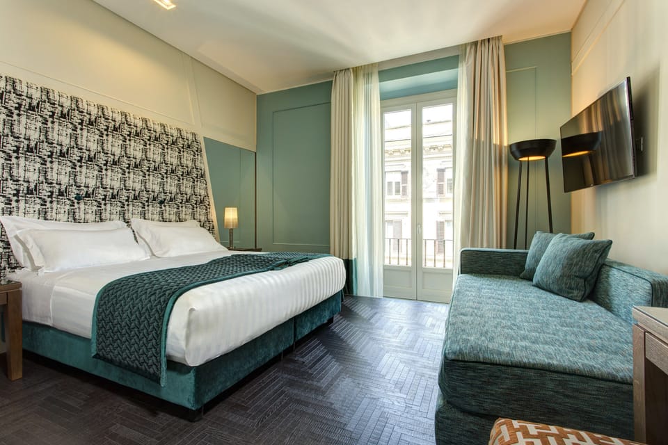 Deluxe Double or Twin Room | Down comforters, minibar, in-room safe, desk