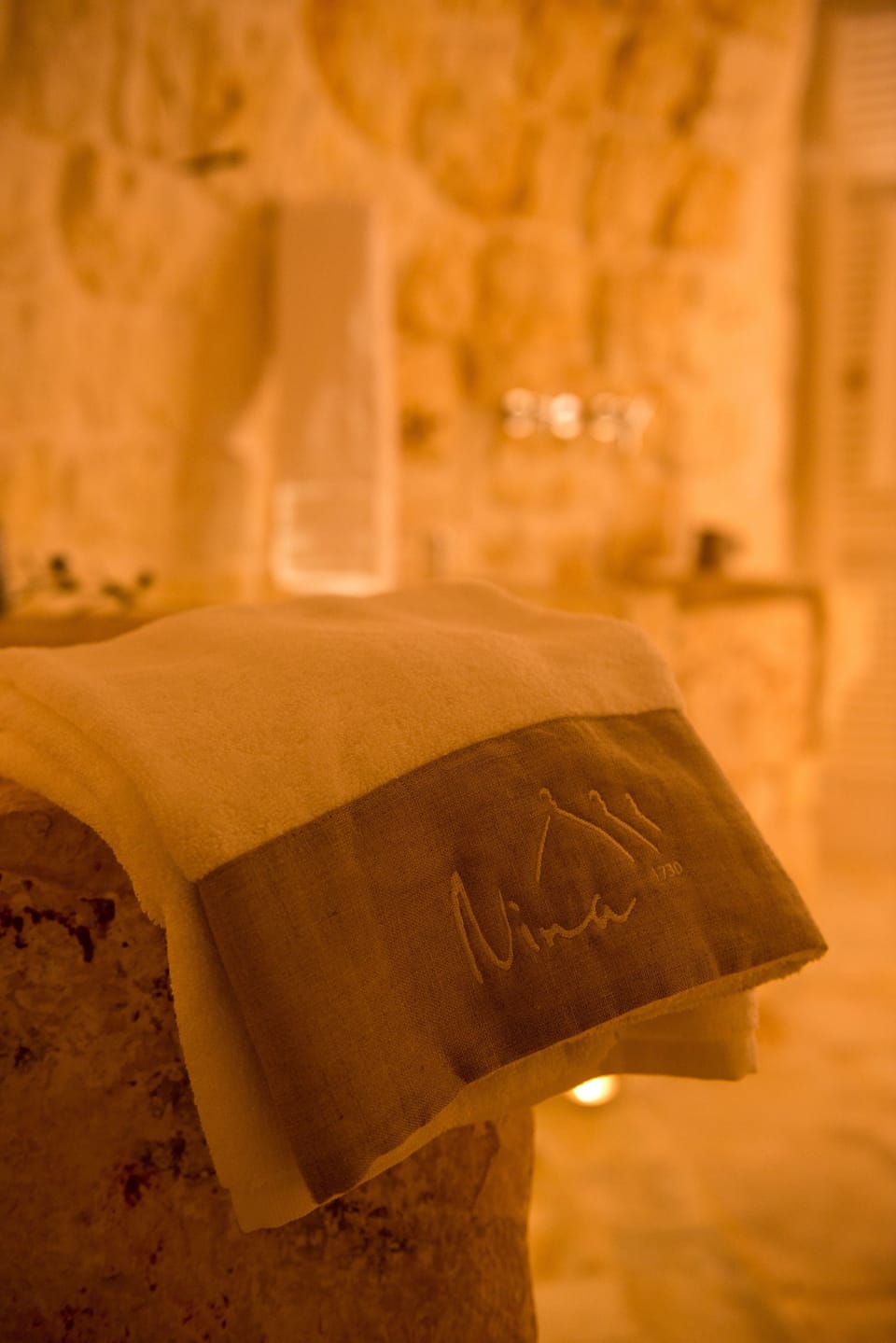 Shower, rainfall showerhead, eco-friendly toiletries, hair dryer