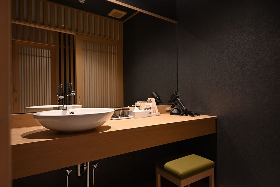 KURI, Japanese-Western Style Room, Mountain View | Bathroom | Hair dryer, slippers, electronic bidet, towels