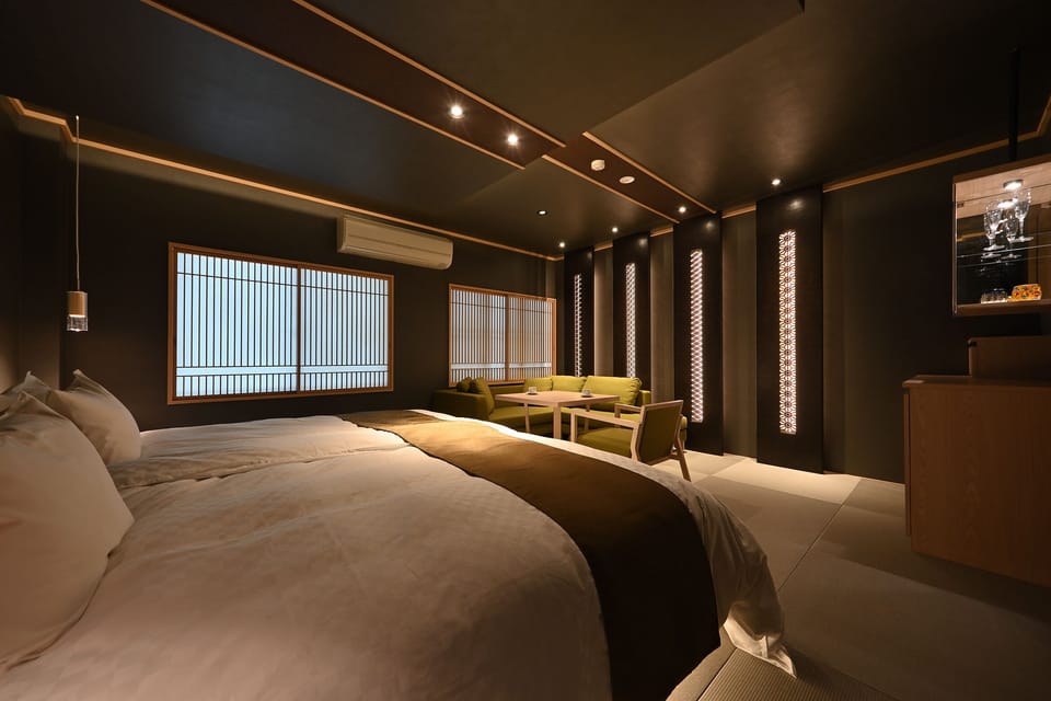 KURI, Japanese-Western Style Room, Mountain View | Down comforters, in-room safe, WiFi (free), bed sheets