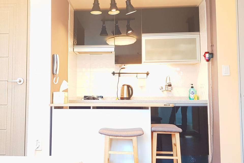 Foret Village House (Main/annex random assignment) | Private kitchen | Fridge