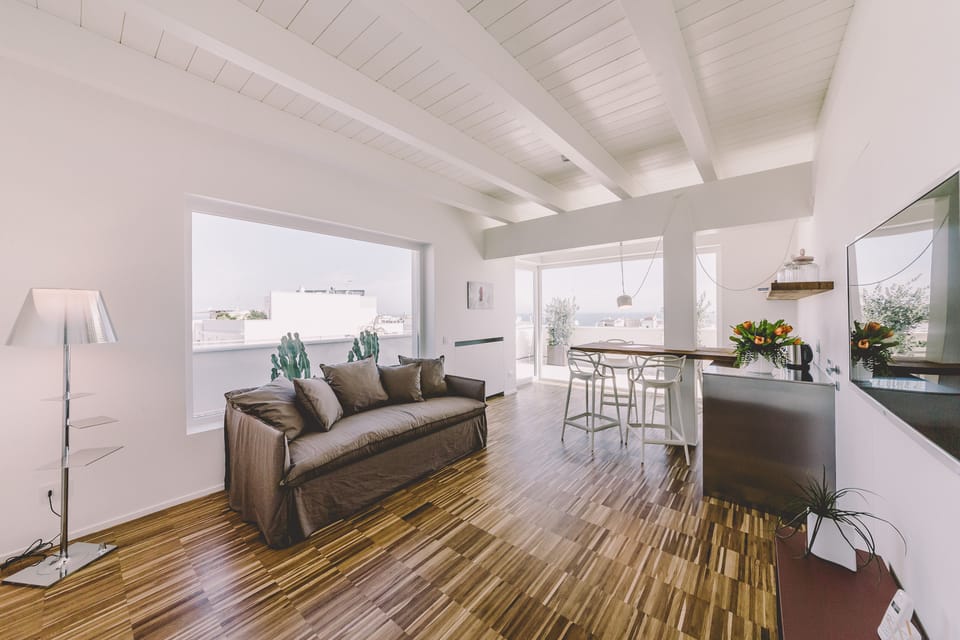 Luxury Suite, Multiple Beds, Sea View | Living area | 32-inch flat-screen TV with digital channels, TV