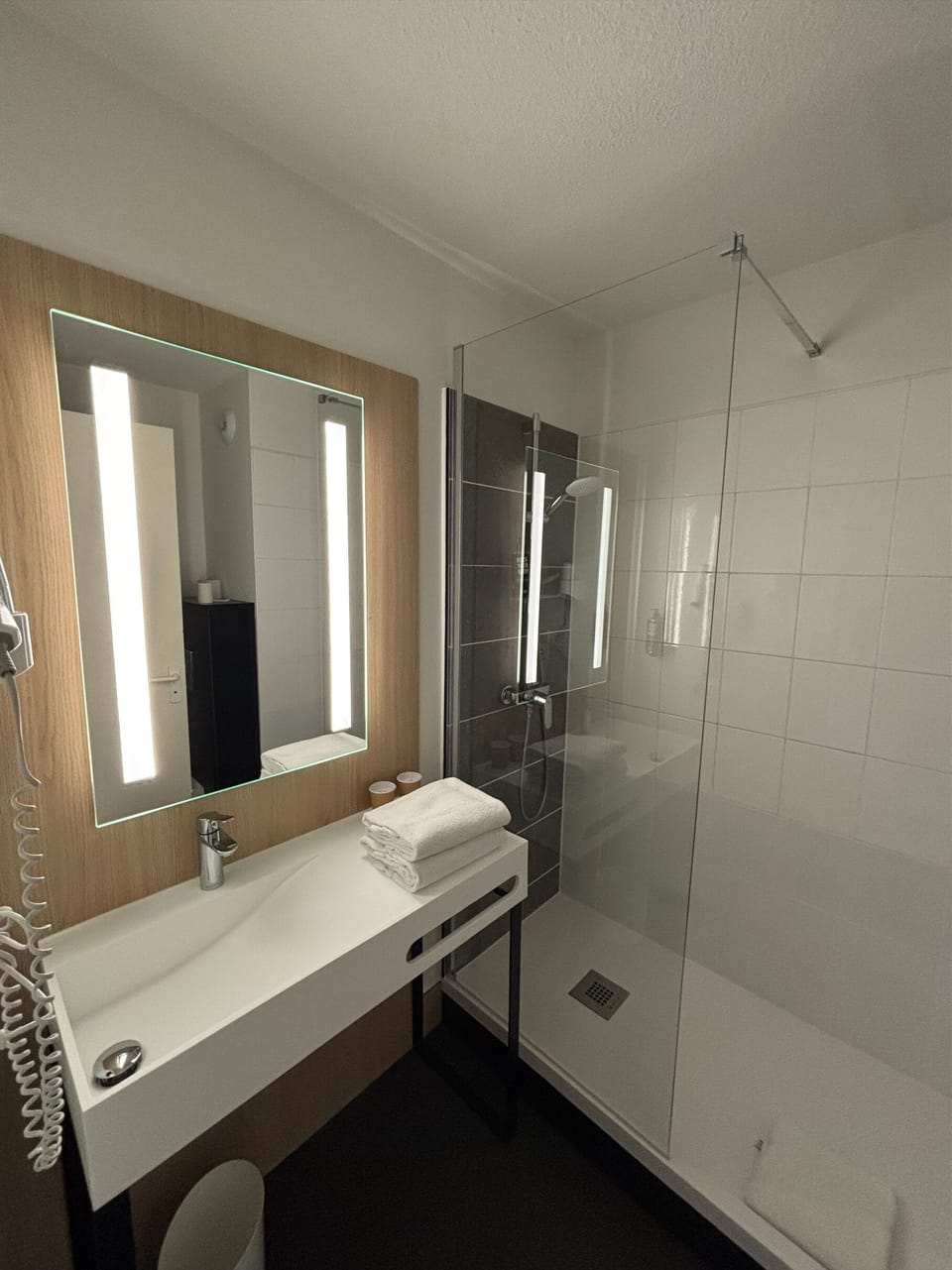 Standard Room, 2 Twin Beds | Bathroom | Eco-friendly toiletries, hair dryer, towels