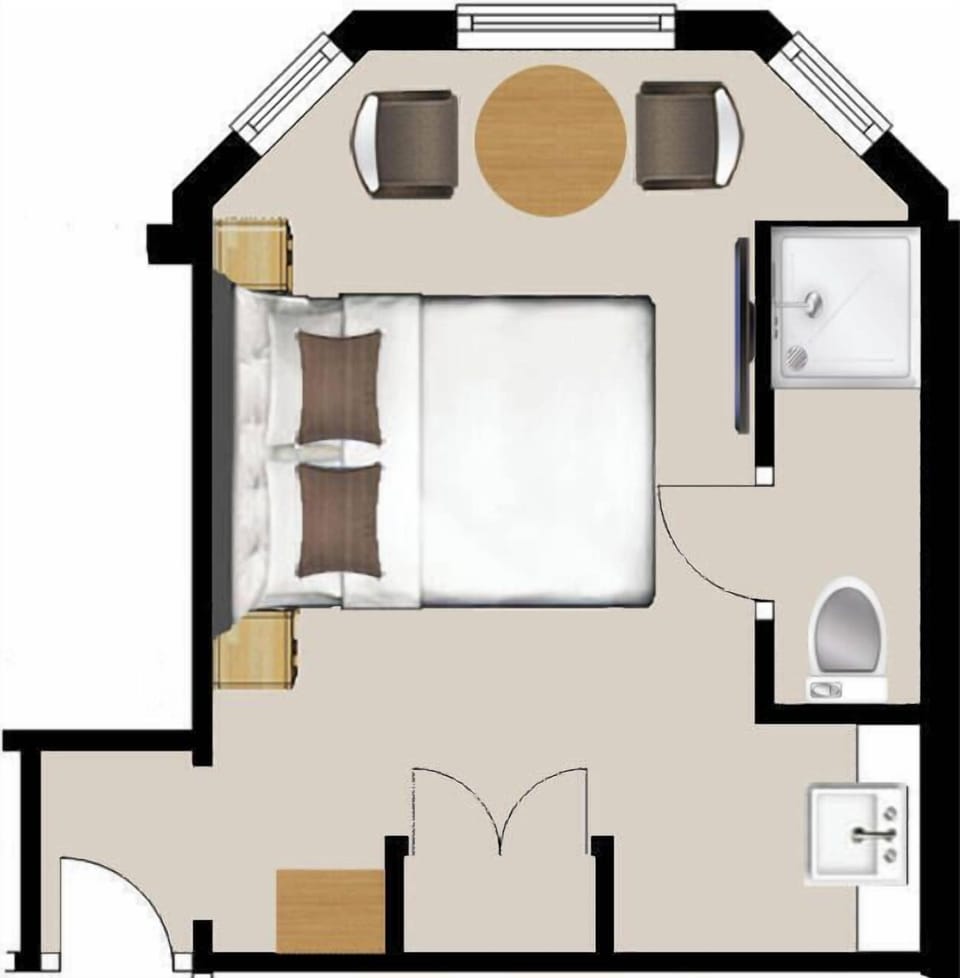 Classic Double Room | Floor plan