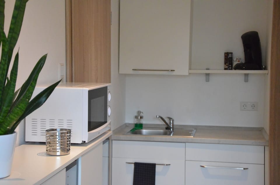 Studio with Terrace (First Floor) | Private kitchenette | Fridge, microwave, stovetop, electric kettle