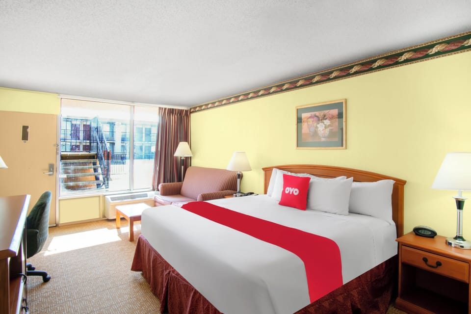 Desk, free WiFi, bed sheets, alarm clocks