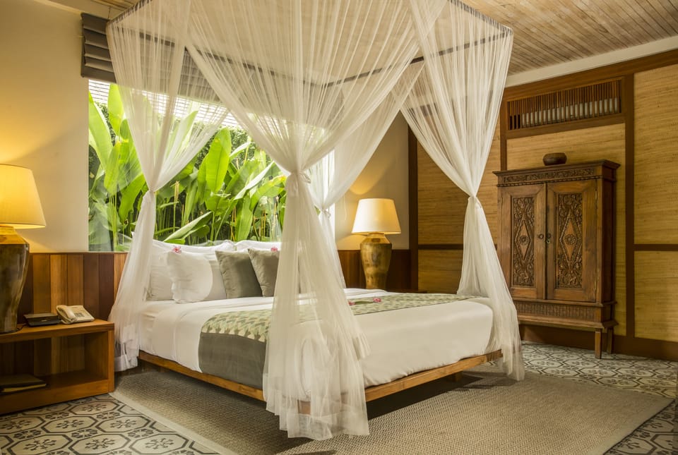 Santai Suite with Garden View | 1 bedroom, premium bedding, minibar, in-room safe