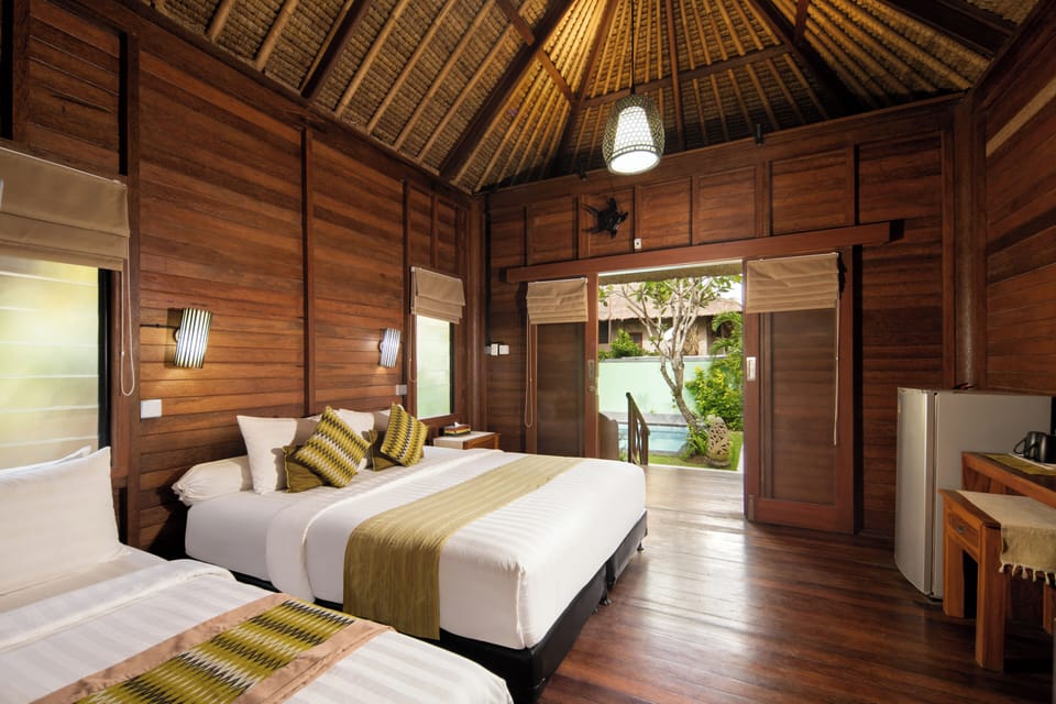 Superior Bungalow | Minibar, in-room safe, desk, iron/ironing board