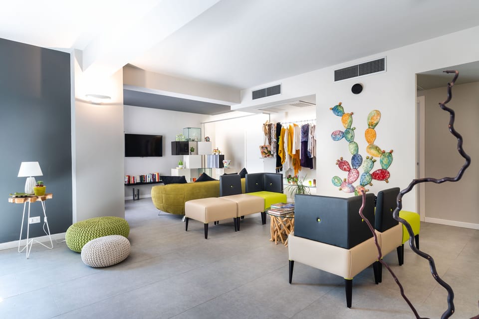 Lobby sitting area