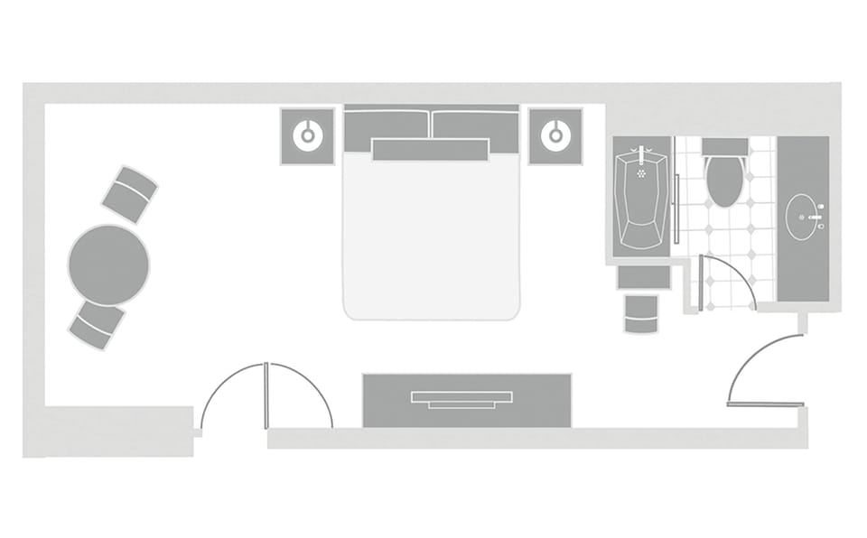 Premium bedding, in-room safe, blackout drapes, iron/ironing board