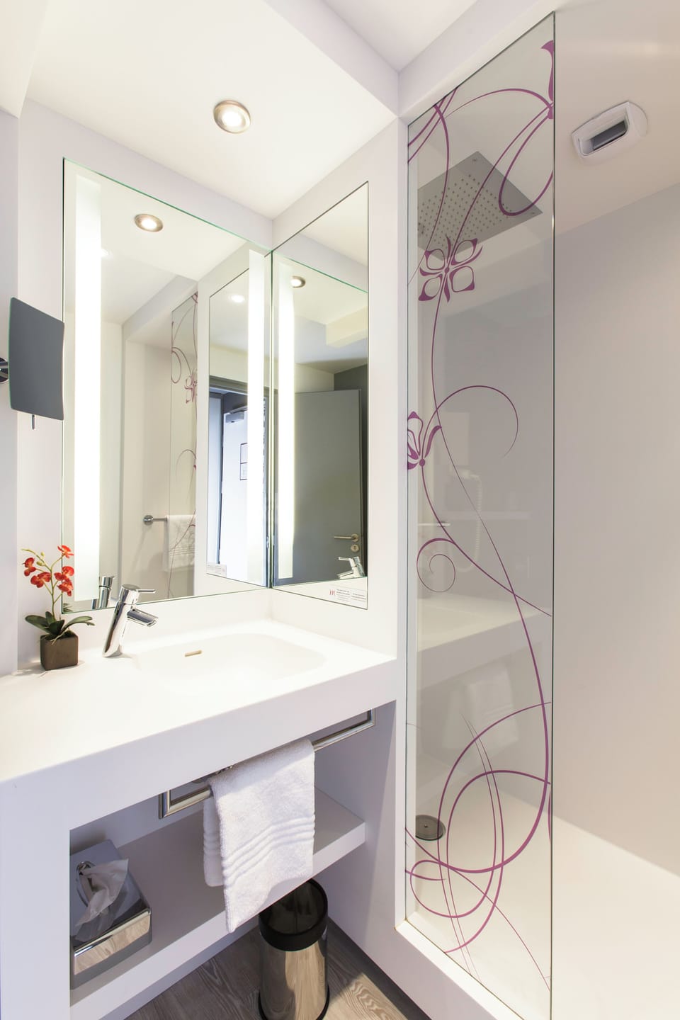 Eco-friendly toiletries, hair dryer, towels, soap