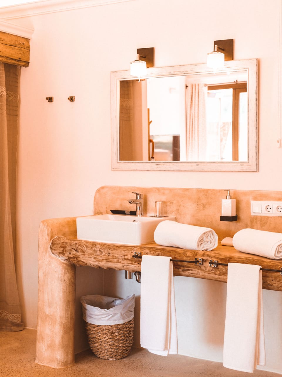 Free toiletries, hair dryer, bathrobes, slippers