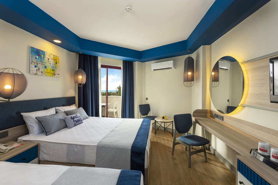 Minibar, desk, free WiFi, bed sheets