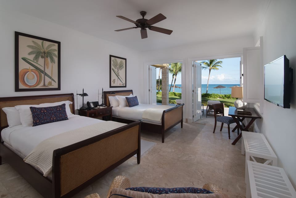 Beach Front Two Bedrooms Suite | Frette Italian sheets, premium bedding, minibar, in-room safe