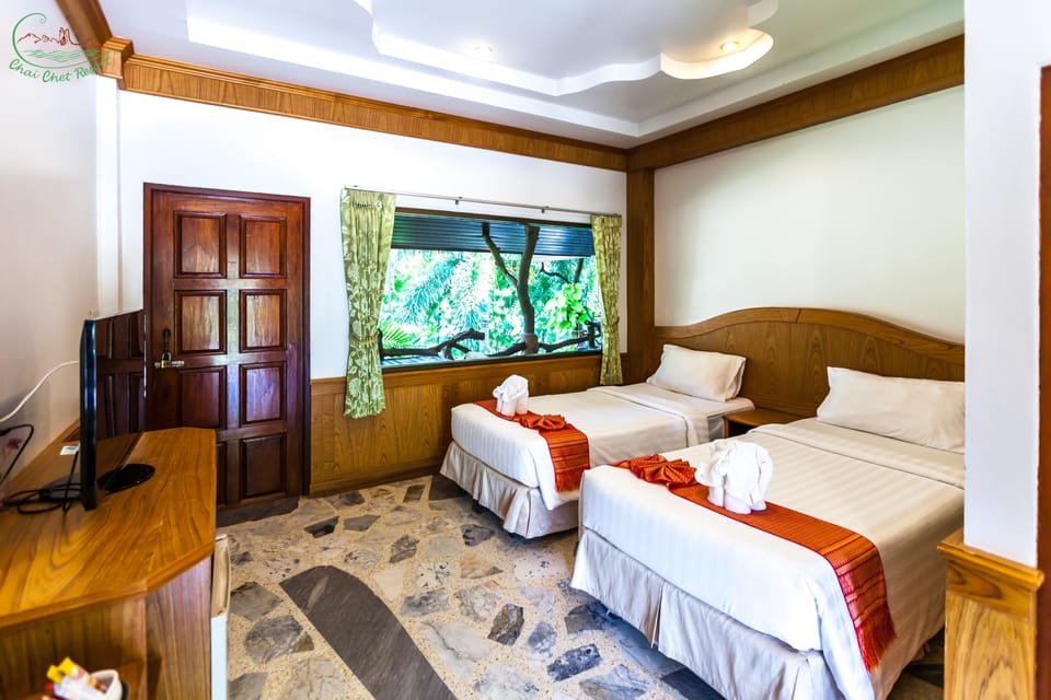 Standard Beach (Twin bed) | In-room safe, free WiFi