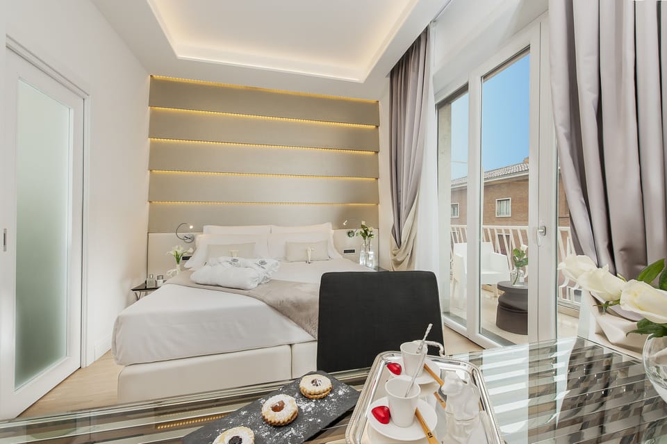 Premium bedding, memory foam beds, minibar, in-room safe