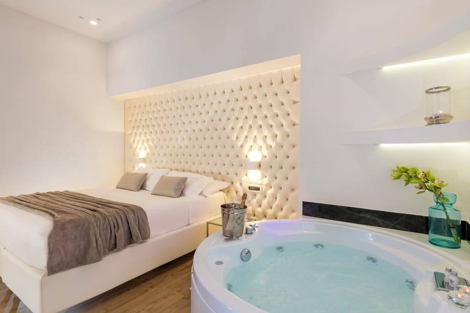 Premium bedding, memory foam beds, minibar, in-room safe