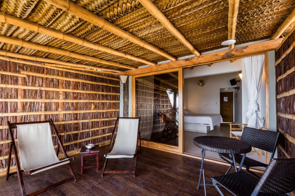 Double Room, 1 King Bed, Terrace, Beach View | Terrace/patio