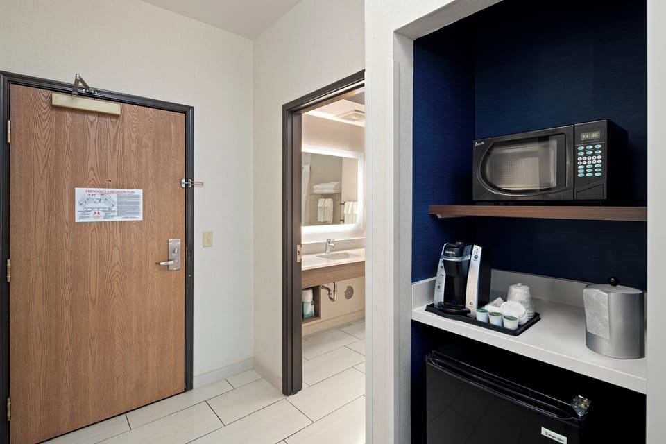 Blackout drapes, iron/ironing board, free cribs/infant beds, free WiFi