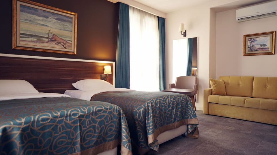Deluxe Double Room | Free minibar items, in-room safe, desk, iron/ironing board