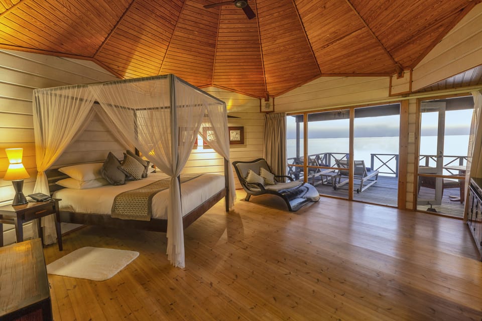 Ocean Jacuzzi Water Villa | 1 bedroom, premium bedding, minibar, in-room safe