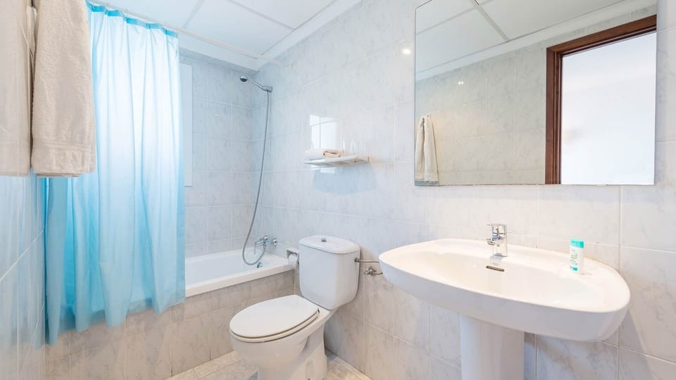 Shower, hair dryer (on request), towels