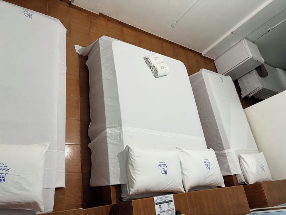 Blackout drapes, soundproofing, iron/ironing board (on request)