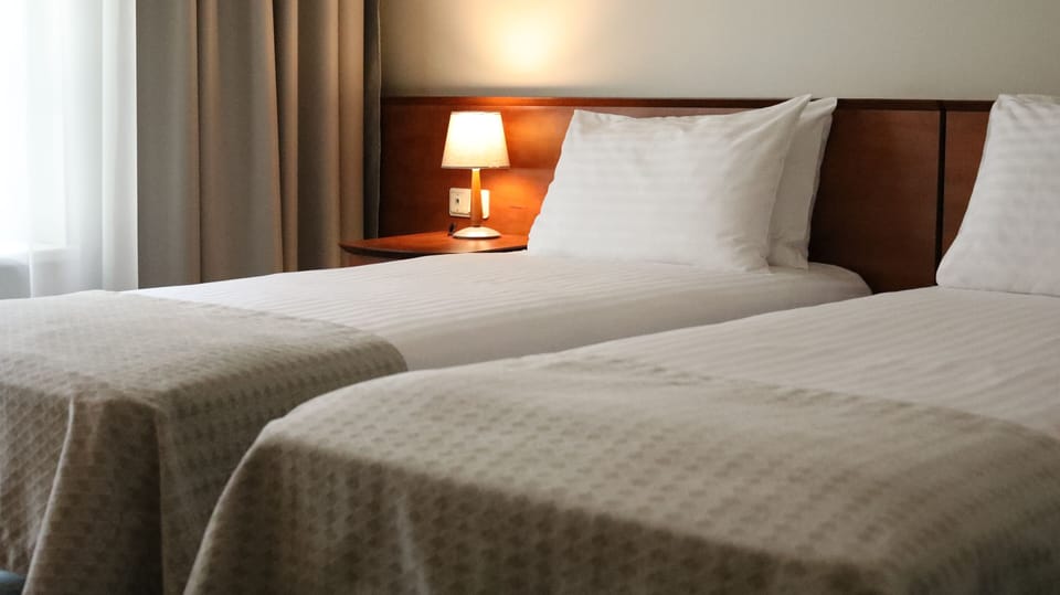 In-room safe, desk, laptop workspace, soundproofing