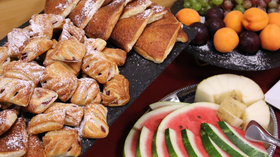 Daily buffet breakfast (EUR 10 per person)