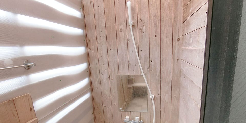 Japanese Room 101, Non Smoking (Refrigerator, Wi-Fi) | Bathroom shower