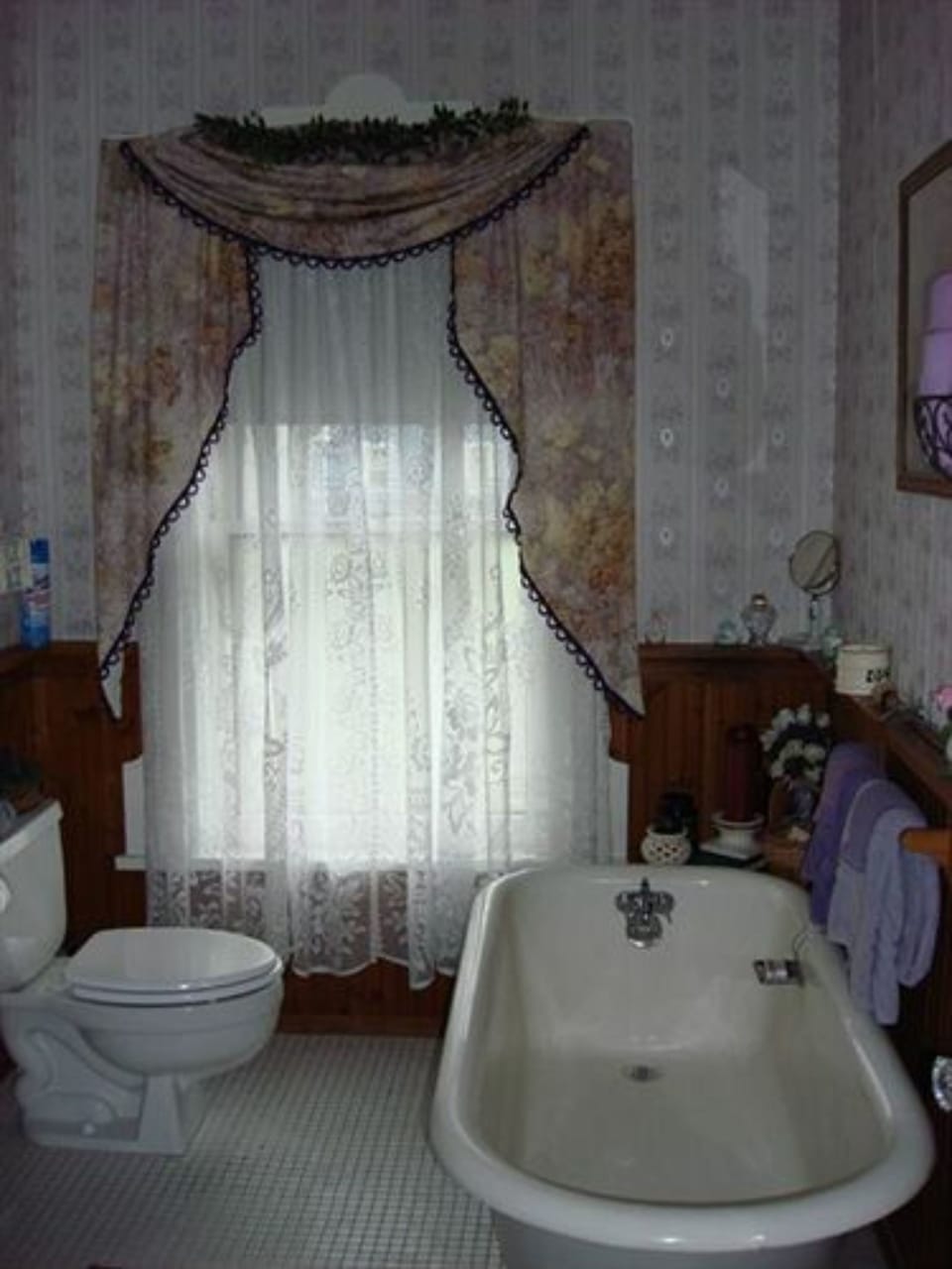 Bathrobes, towels