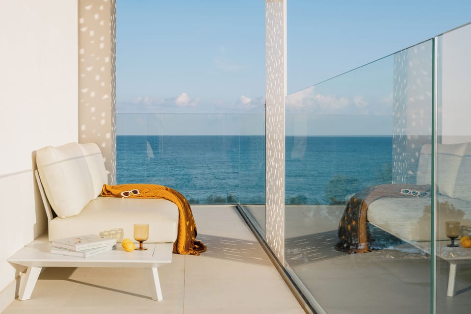 Junior Suite Frontal Sea View | Terrace/patio