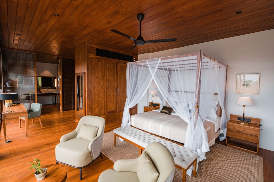 Superior Pool Villa | Minibar, desk, laptop workspace, soundproofing