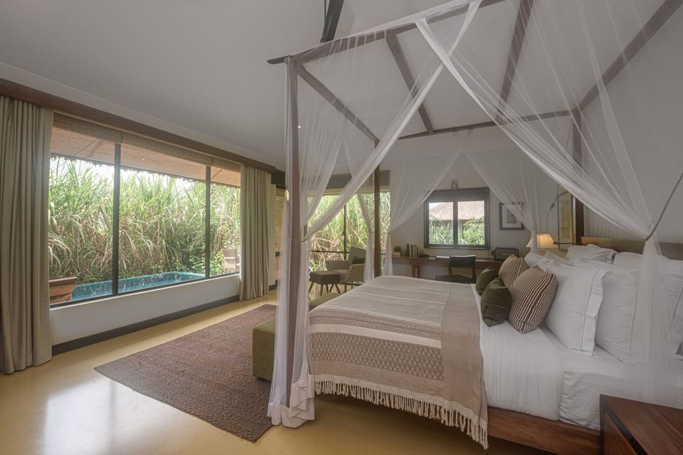 SUPERIOR VILLA WITH PLUNGE POOL | Minibar, in-room safe, desk, laptop workspace