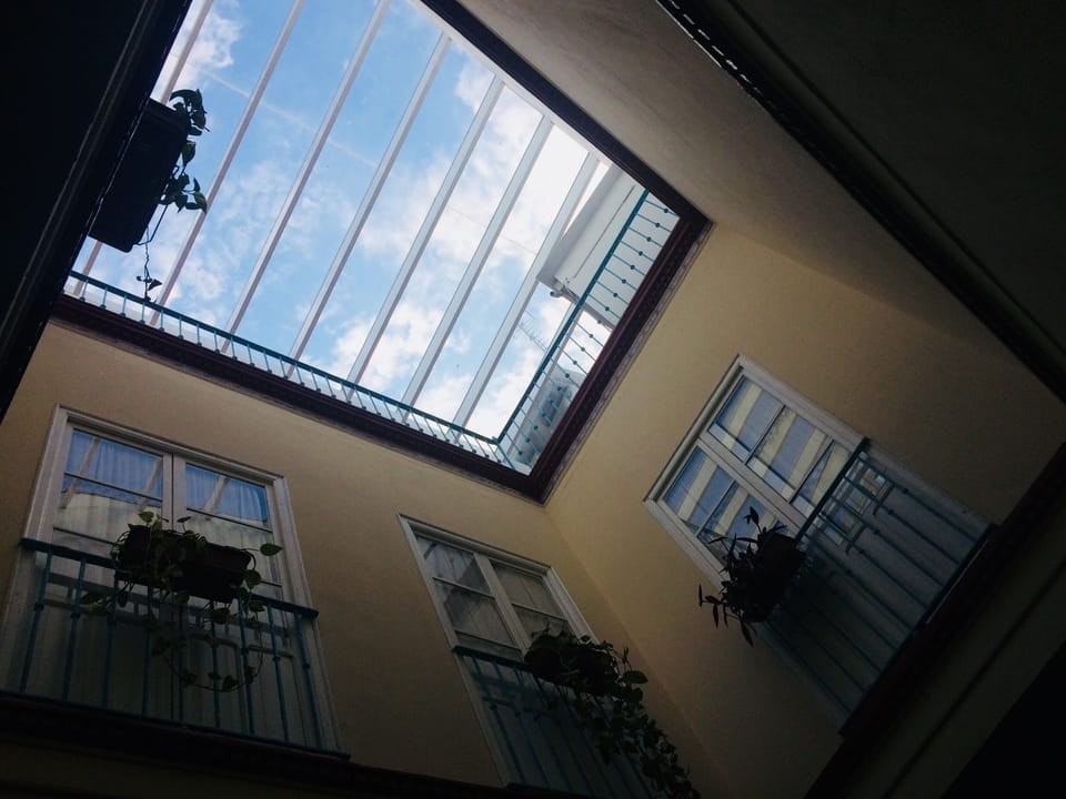 Interior entrance