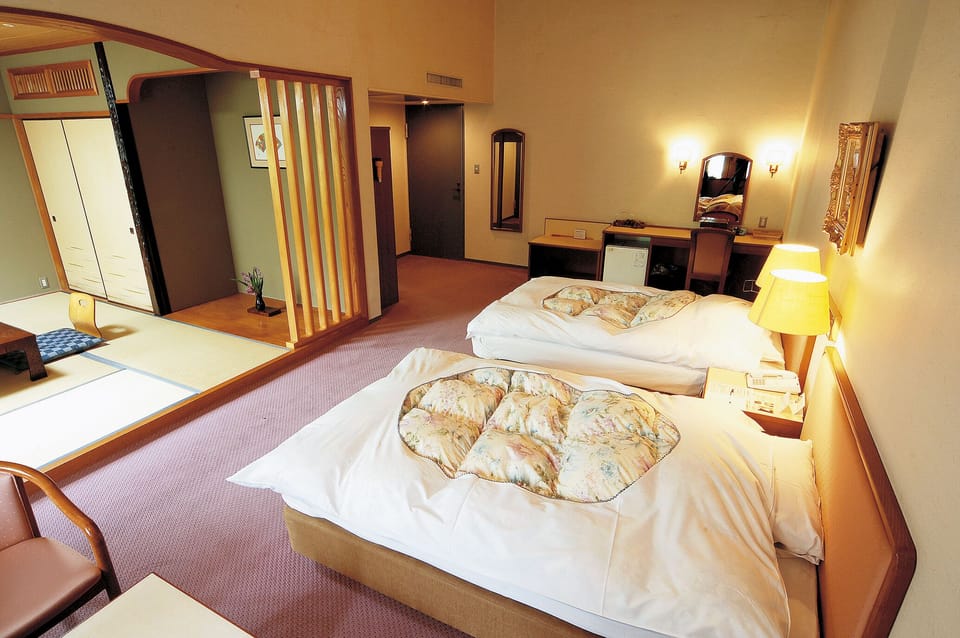 Japanese Western Style Family Room (Shared Bathroom) | In-room safe, WiFi (free)