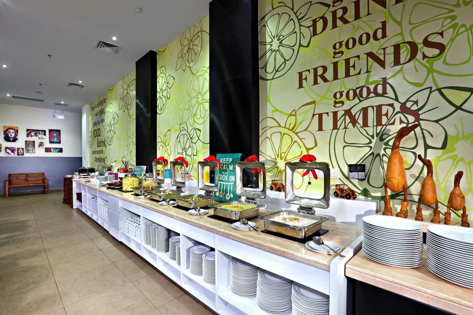 Daily buffet breakfast for a fee