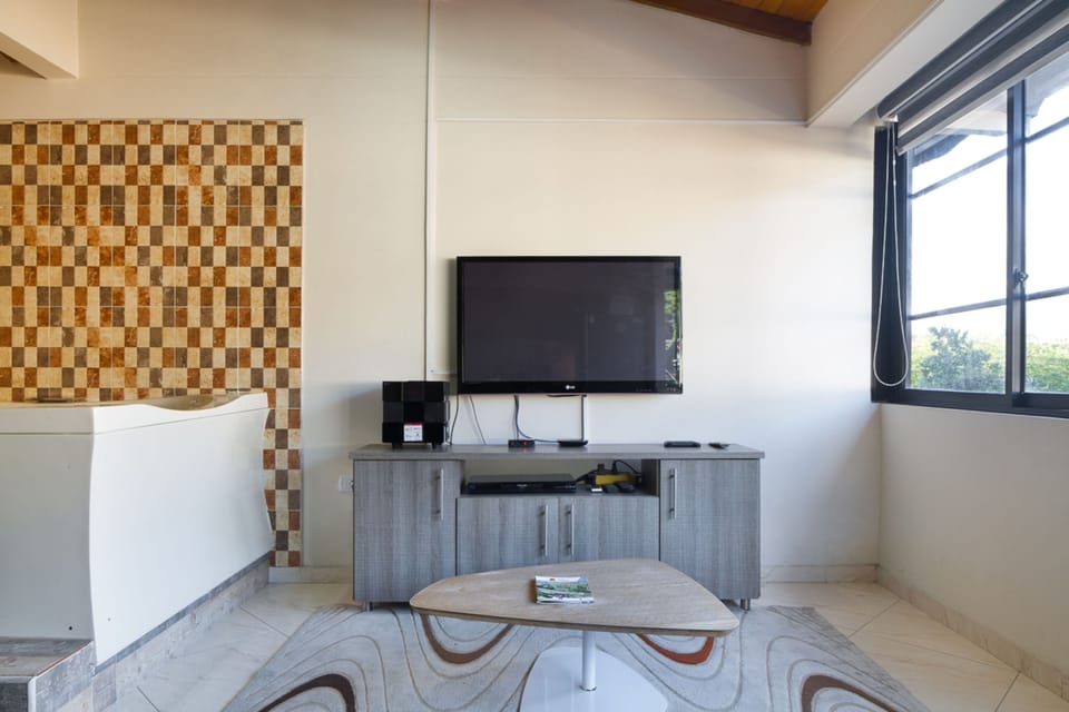 Apartment, 1 Bedroom, City View (301) | Living area | 39-inch flat-screen TV with cable channels, TV