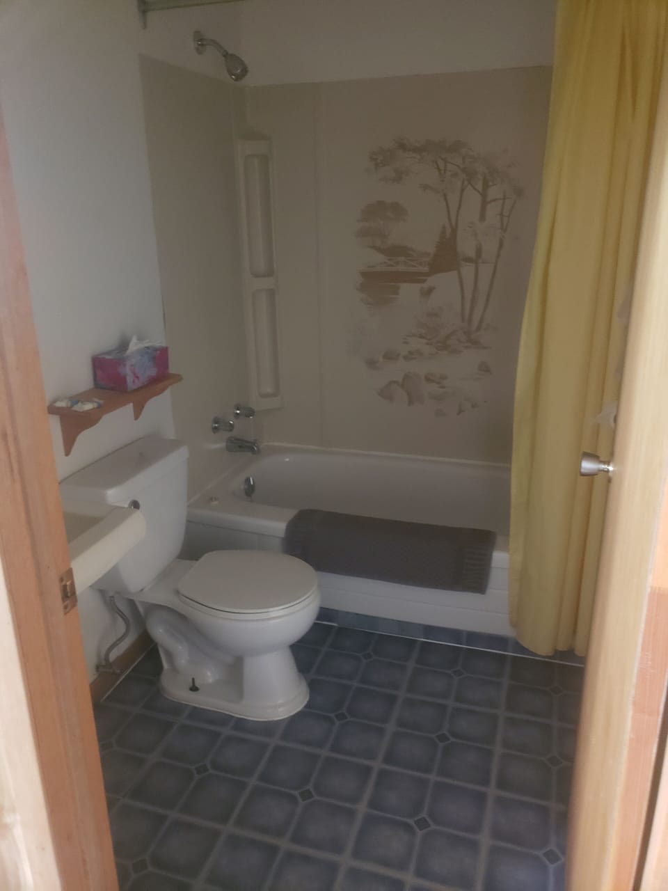 Cottage, 2 Bedrooms, Kitchen | Bathroom | Combined shower/tub, towels