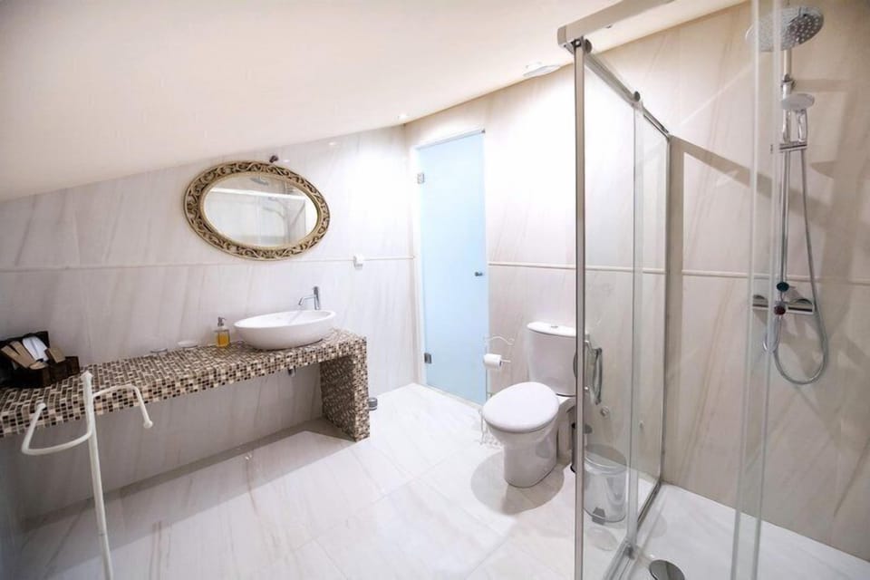 Superior Suite | Bathroom | Shower, free toiletries, hair dryer, slippers
