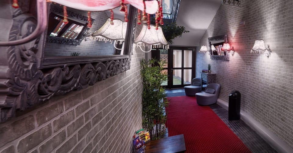 Interior entrance